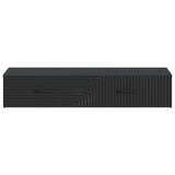 Wall-Mounted Side Table Wall-mounted Black 87.5 x 34.5 x 17 cm 898666
