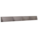 Retaining Wall 4 pcs 100 x 12 x 30 cm Weathering Steel Rusty 3449036