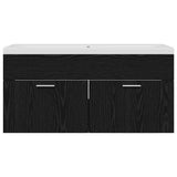 Bathroom Cabinet Black Oak 100 x 38.5 x 46 cm Engineered Wood 3416131
