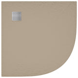 Shower Base Tray SMC Brown 90x90 cm 148929