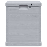 Garden Storage Box 90 L Light Grey 45683
