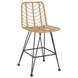 Bar Stools 2 pcs 45x56x103,5 cm PE Rattan and Steel 319430