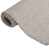 Outdoor Flatweave Rug 200x280 cm Light Grey 340784