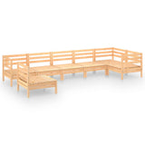 7 Piece Garden Lounge Set Solid Pinewood 3082737