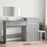 3 Piece Dressing Table Set Grey Sonoma Engineered Wood 3276523