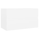 Sink Cabinet with Built-in Basin White Engineered Wood 3071549
