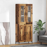 Highboard 2 pcs Old Wood Engineered Wood 3415654