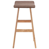 Bar Stools 2 pcs Taupe Fabric 249579