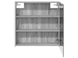 Bathroom Mirror Cabinet Grey Sonoma 53.5 x 15.5 x 70 cm 889236