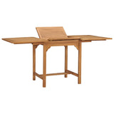 Extending Garden Table x80x75cm Solid Teak Wood 47420