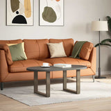 Coffee Table Legs U-Shaped 2 pcs Natural Steel 50x cm Steel 4013159