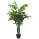 Artificial Palm Tree 28 Leaves 120 cm Green 359005