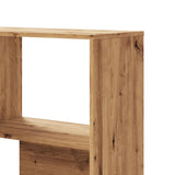 Corner Bookcase 4-Tier Artisian Oak 85x85x140 cm Engineered Wood 3307818