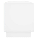 TV Stand 180 x 34.5 x 40 cm High Gloss White Engineered Wood 8011589