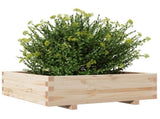 Garden Planter 80x80x26.5 cm Solid Wood Pine 847308
