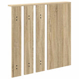 Wall-Mounted Coat Rack with Shelf Sonoma oak 84 x 10 x 80 cm 874493