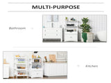 Bathroom Floor Cabinet, Free Standing Kitchen Cupboard with Shelves, Drawer and Doors, Storage T3398P342223