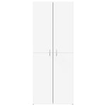 ZNTS File Cabinet White 60x32x153 cm Engineered Wood 3276644