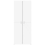 ZNTS File Cabinet White 60x32x153 cm Engineered Wood 3276644