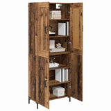 Highboard 2 pcs Old Wood Engineered Wood 3415655