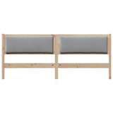 Headboard Other Brown 200 cm Solid pine wood 878934