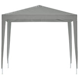 Party Tent 250 x 250 x 240 cm Light Grey PE and Steel 42032987