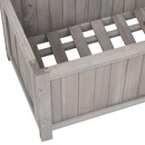 Planter Grey Solid firwood 70 x 30 x 135 cm Planters Planter 316490