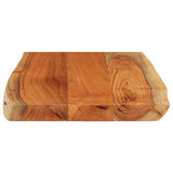 Table Top 50x40x3.8 cm Rectangular Solid Wood Acacia Live Edge 370631