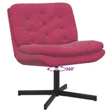 Swivel Relaxing Chair Wine Red 63 x 75 x 76 cm Velvet 42007364