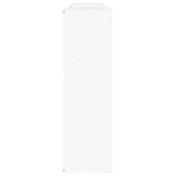 5 Piece TV Units with Storage ODDA White Solid Wood Pine 3365375