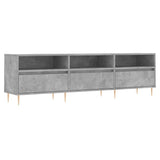 TV Cabinet Concrete Grey 150x30x44.5 cm Engineered Wood 831272