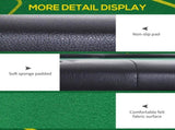 Foldable Poker Mat, 10-Player Table Top with Cup Holder, Carry Bag - Green T3398P377381