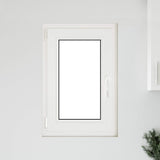 Basement Window RISOR 50 x 75 cm PVC and Glass White 42047229