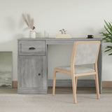 Desk with Drawer Grey Sonoma 115x50x75 cm Engineered Wood 816478