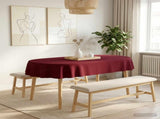 Table Cloth 5 pcs Oval Wine Red 130 x 180 cm Polyester 42040274