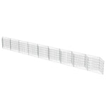 ZNTS Gabion Wall Galvanised Steel 630x30x50 cm 143574