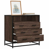 Drawer Cabinet Brown Oak 70x41x70 cm Engineered Wood 849088