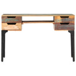 ZNTS Desk 118x48x75 cm Solid Reclaimed Wood 320665