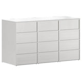 Wheelie Bin Storage for 3 Bins Silver 204 x 77.5 x 115.5 cm 3394789
