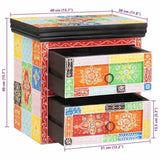 Bedside Cabinet with Drawer Multicolour 40 x 30 x 40 cm 4017588