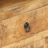 Highboard 45x32x110 cm Rough Mango Wood 320464