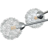 Ceiling Lamp with Mesh Wire Shades for 5 G9 LED Lights 337909