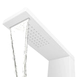 Shower Panel System Aluminium Matte White 142372