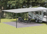Tent Carpet Anthracite and White 400x500 cm HDPE 310832