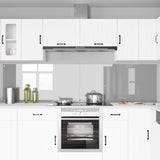 Kitchen Backsplash 2 pcs Light Grey 120 x 60 cm Tempered Glass 3415505