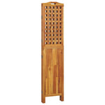 4-Panel Room Divider 162x2x180 cm Solid Wood Acacia 318549
