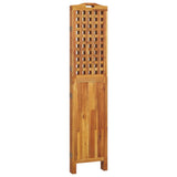 4-Panel Room Divider 162x2x180 cm Solid Wood Acacia 318549