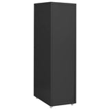 Mobile File Cabinet Anthracite 28x41x109 cm Metal 335923