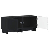 TV Cabinet Black Engineered Wood 896016
