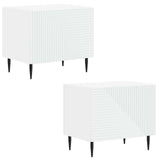 TV Cabinet White Engineered Wood 896895
